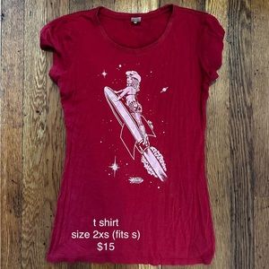 retro space cowgirl t-shirt